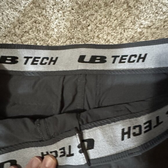 UB Tech Pants Mens 40x30 Gray Nylon Hiking Zipper Pockets Stretch Waist - Picture 5 of 11